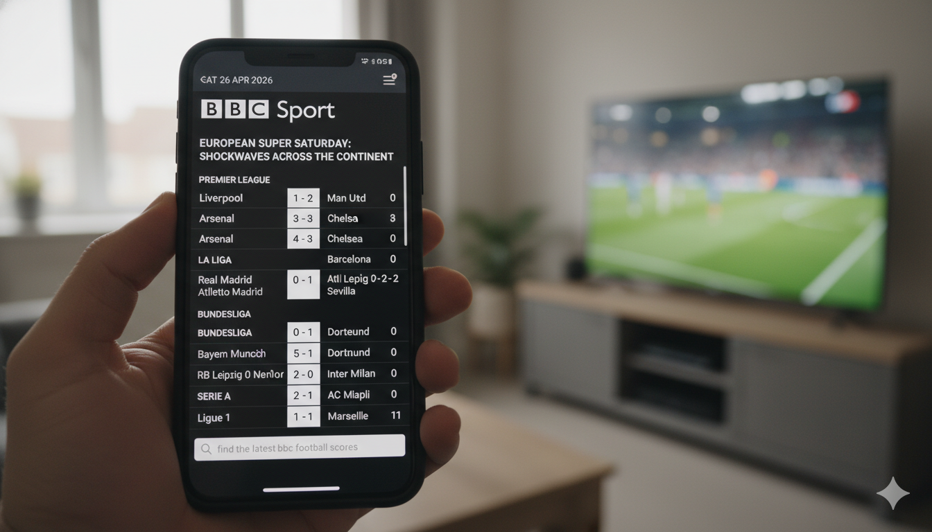 Latest BBC Football Scores