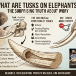 tusks on elephants