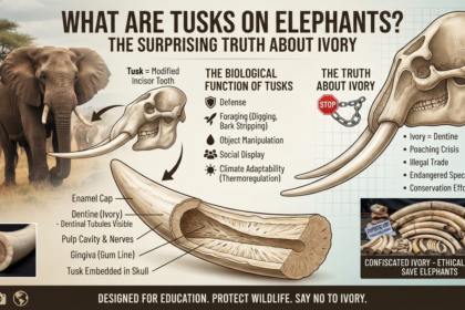tusks on elephants