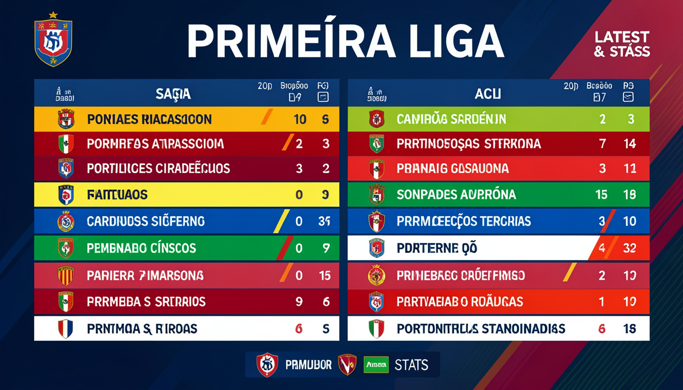 posiciones de primeira liga